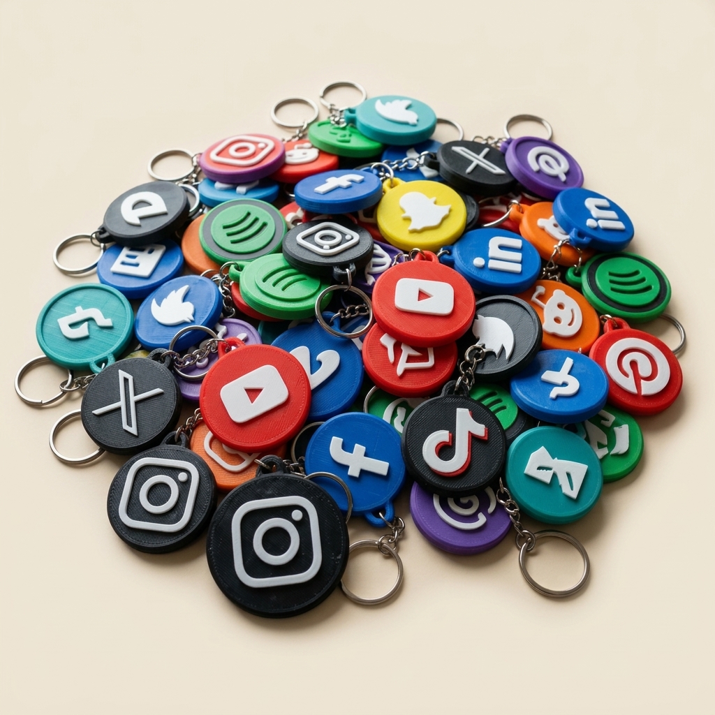 Llavero NFC Redes Sociales (Multiestilo)