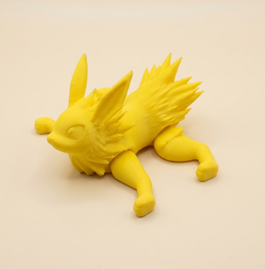 Zorro Eléctrico Articulado - Figura Impresa en 3D