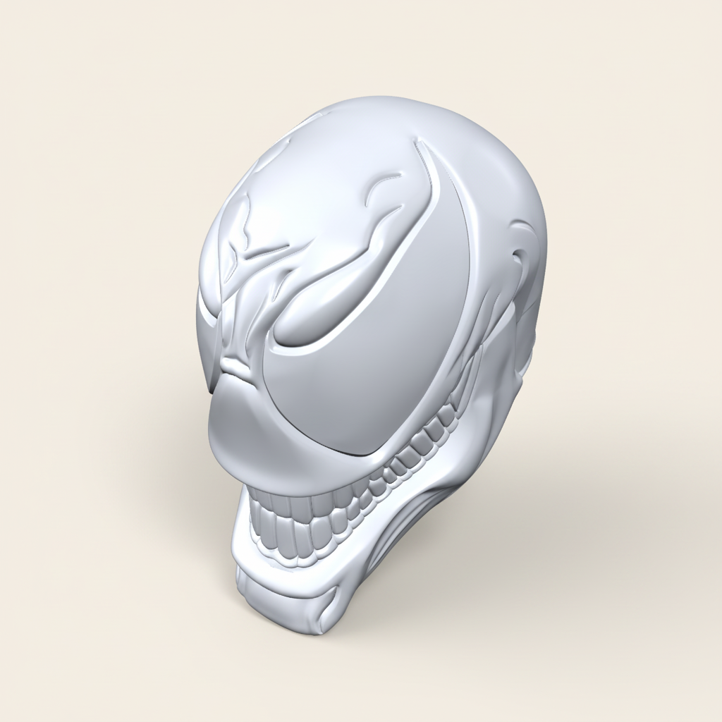 Máscara Decorativa Simbionte Alienígena 3D