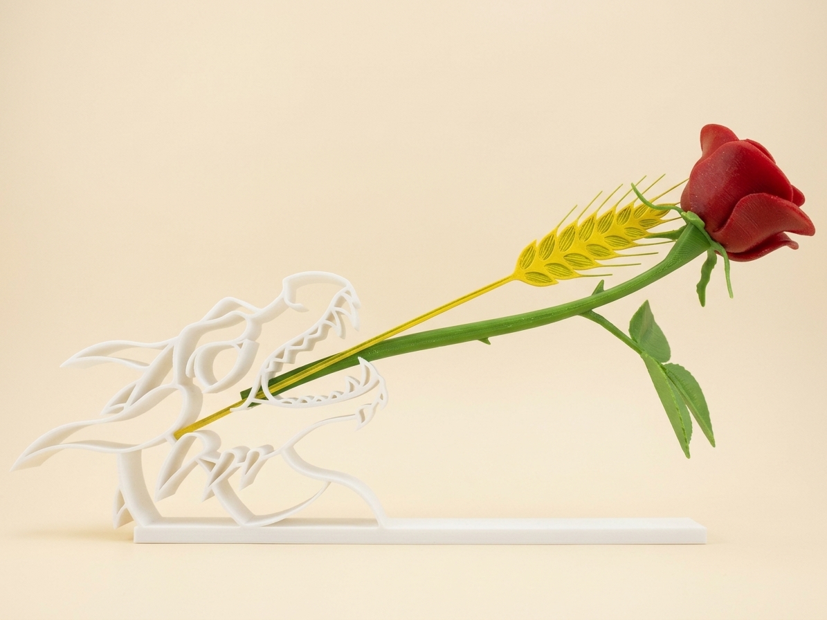 Base de Dragón Sant Jordi – Soporte para Rosa
