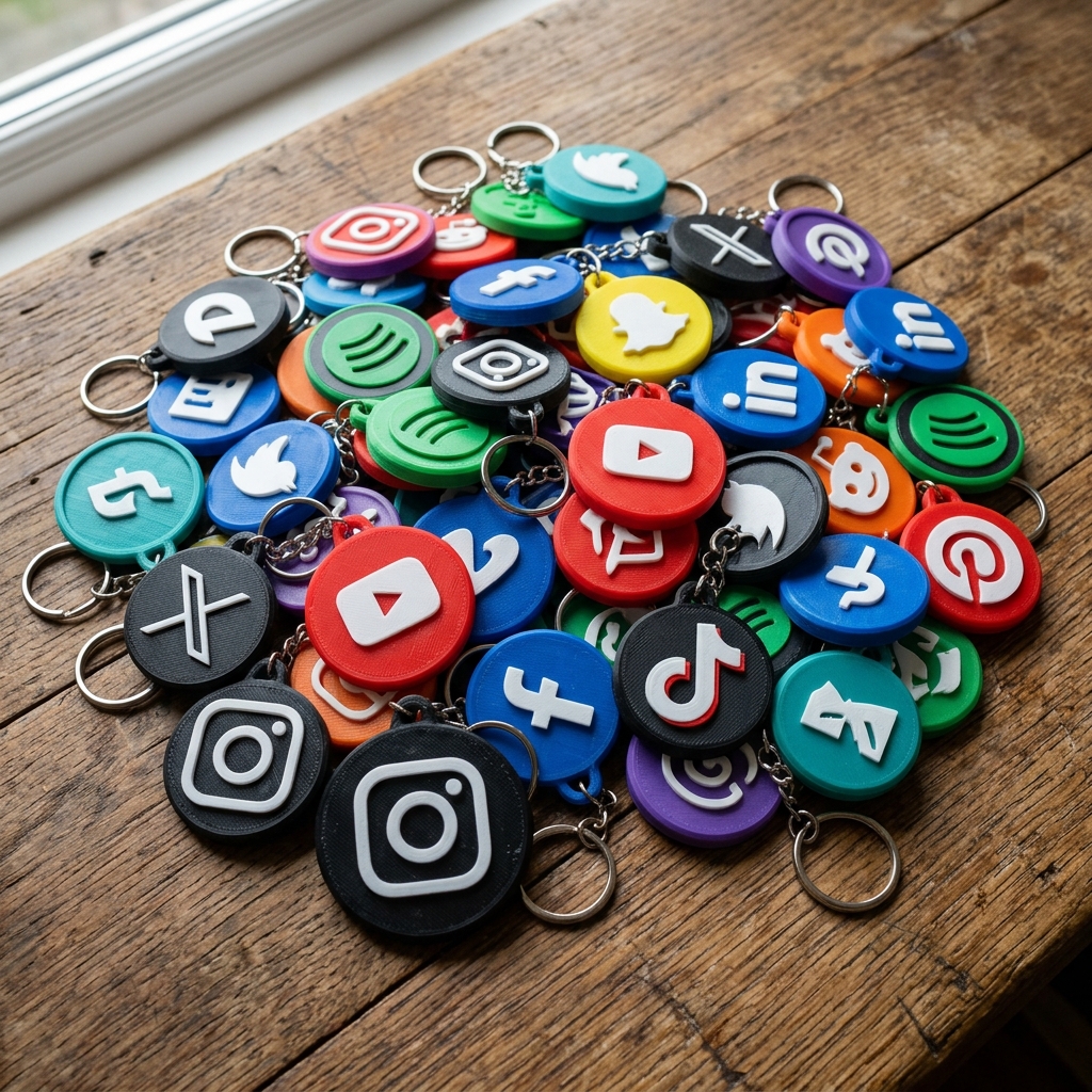 Llavero NFC Redes Sociales (Multiestilo)